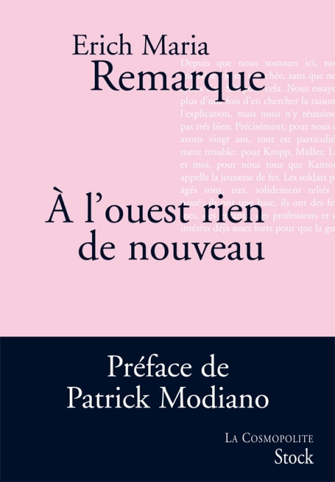 Cover image for book A l'ouest rien de nouveau