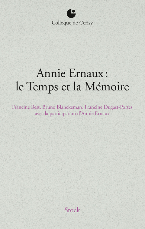 Cover image for book Annie Ernaux