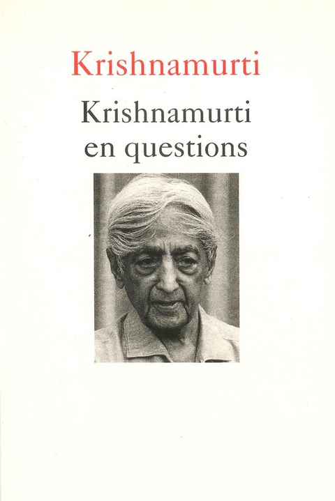 Cover image for book Krishnamurti en questions