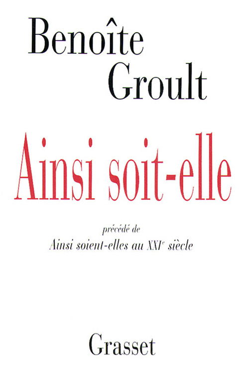 Cover image for book Ainsi soit-elle