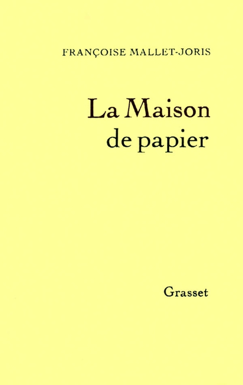 Cover image for book La maison de papier