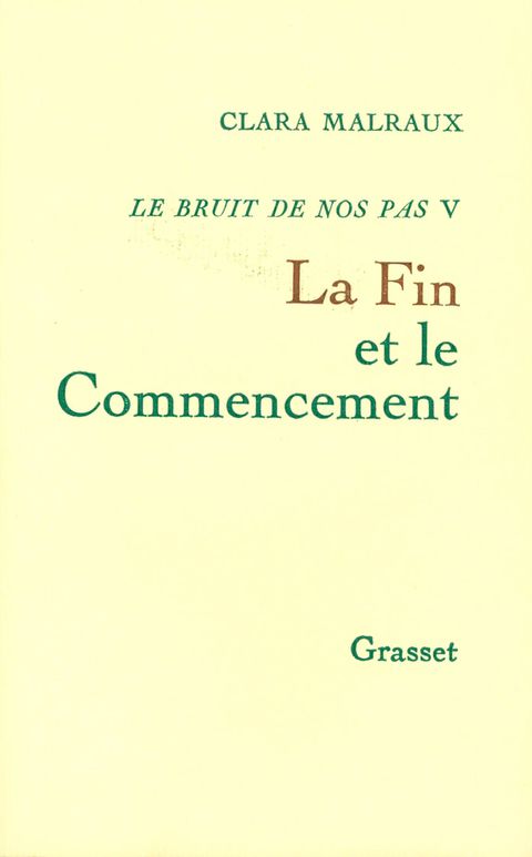 Cover image for book La fin et le commencement