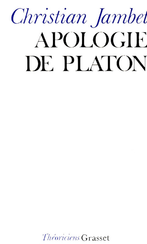 Cover image for book Apologie de Platon