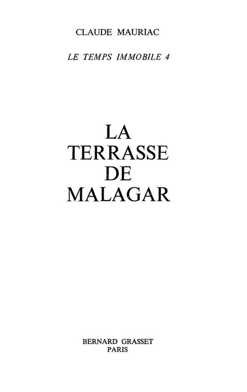 Cover image for book Le temps immobile T04