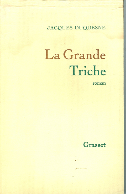 Cover image for book La grande triche