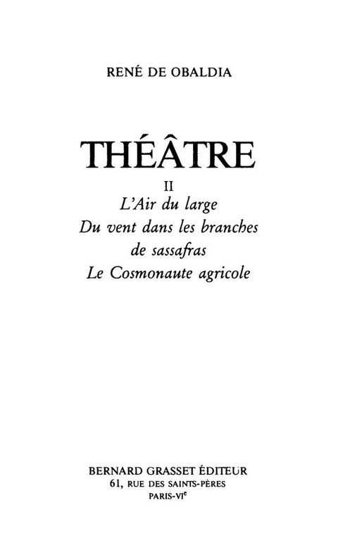 Cover image for book Théâtre T02