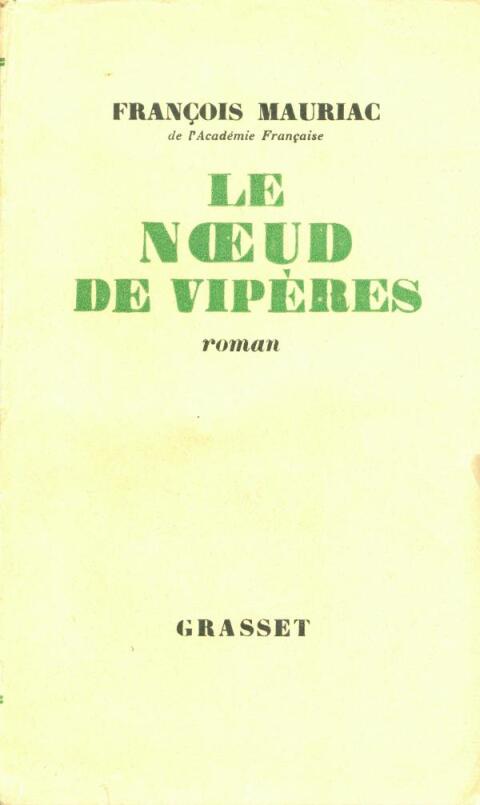 Cover image for book Le noeud de vipères
