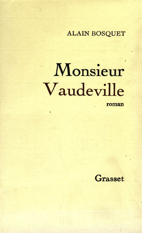 Cover image for book Monsieur Vaudeville