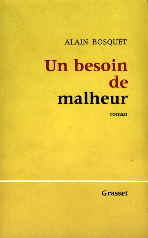 Cover image for book Un besoin de malheur