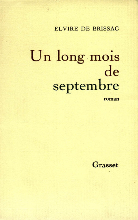 Cover image for book Un long mois de septembre