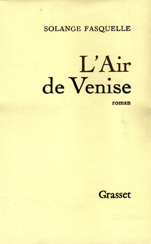 Cover image for book L'air de Venise