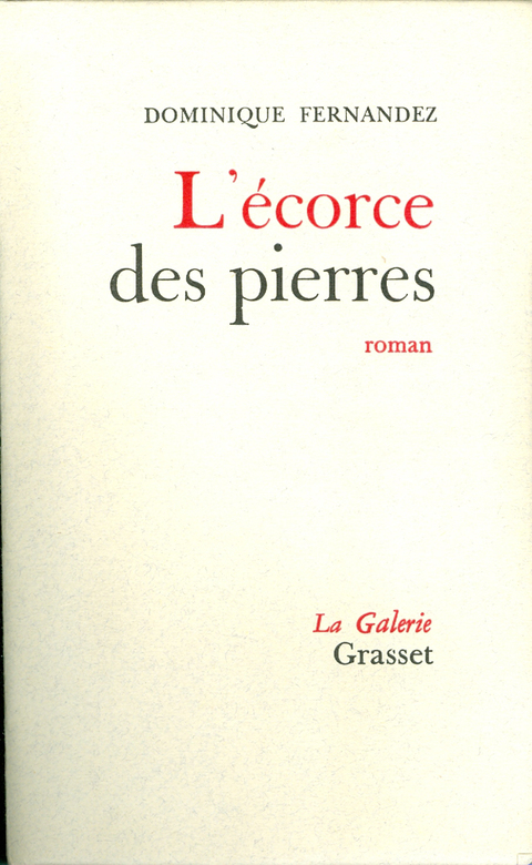 Cover image for book L'écorce des pierres
