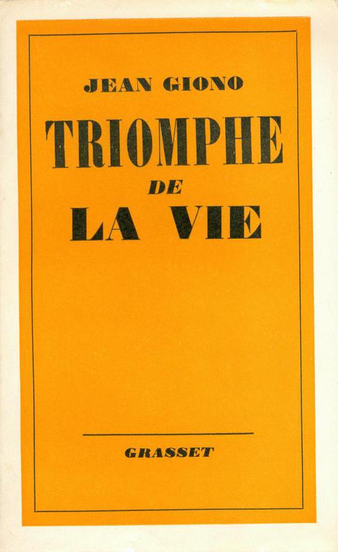 Cover image for book Triomphe de la vie