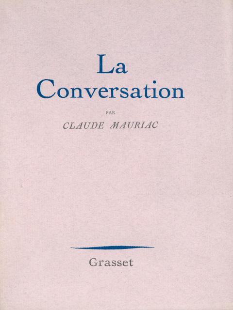 Cover image for book La conversation