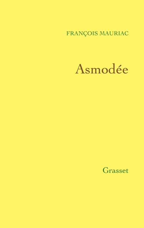 Cover image for book Asmodée