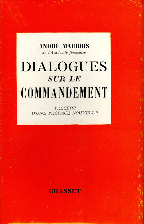 Cover image for book Dialogues sur le commandement