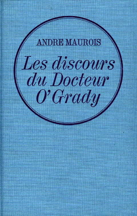 Cover image for book Les discours du dr. O'Grady
