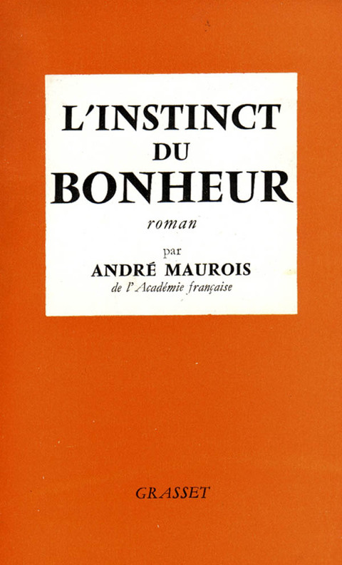 Cover image for book L'instinct du bonheur