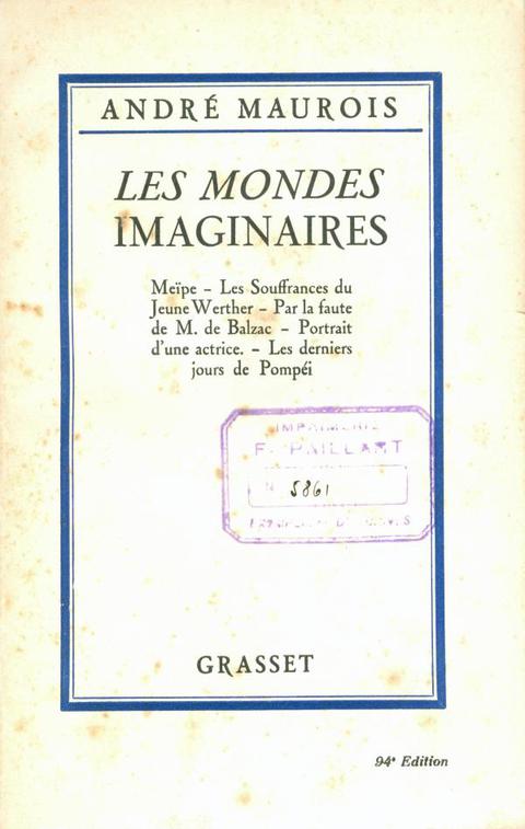 Cover image for book Les mondes imaginaires