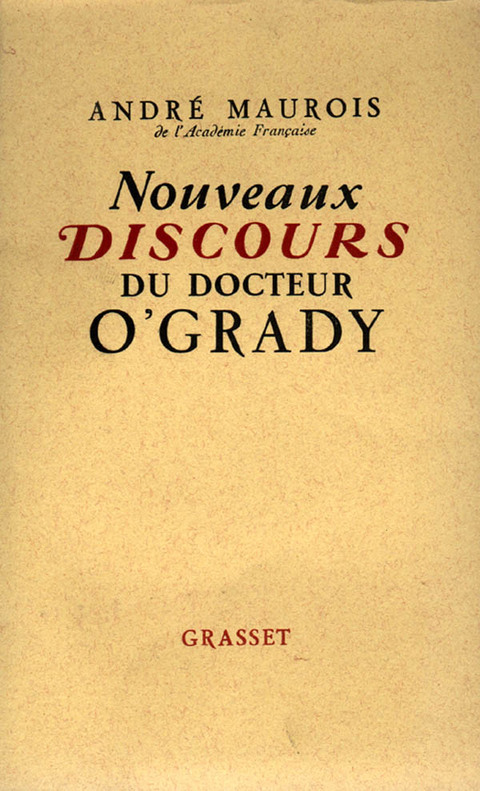 Cover image for book Nouveaux discours du dr. O'Grady