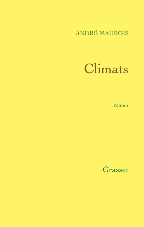 Cover image for book Climats