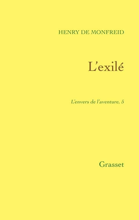 Cover image for book L'exilé