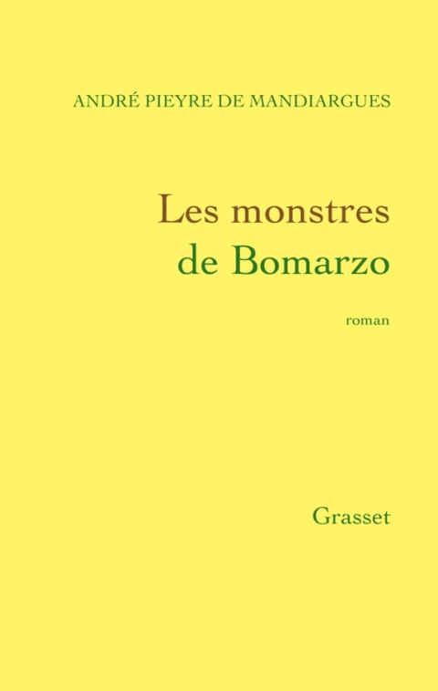 Cover image for book Les monstres de Bomarzo