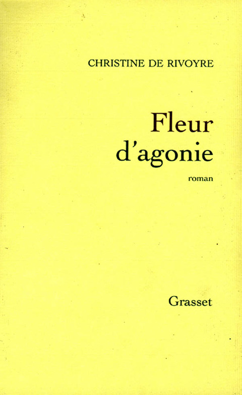 Cover image for book Fleur d'agonie