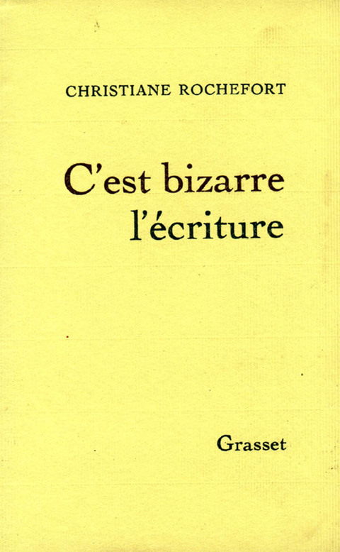 Cover image for book C'est bizarre l'écriture