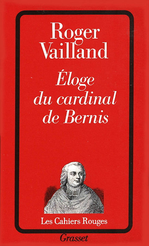 Cover image for book Eloge du cardinal de Bernis