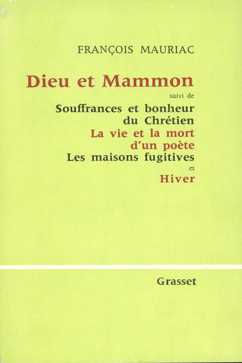 Cover image for book Dieu et Mammon