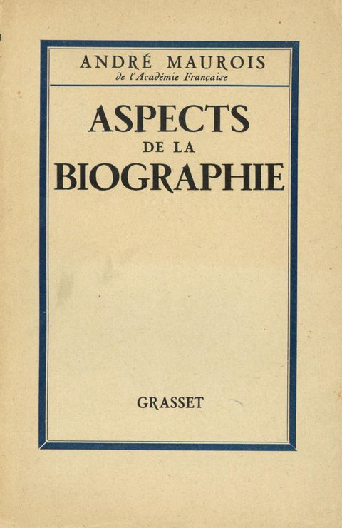 Cover image for book Aspects de la biographie