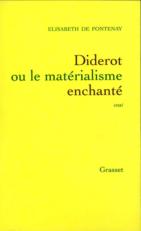 Cover image for book Diderot ou le matérialisme enchanté