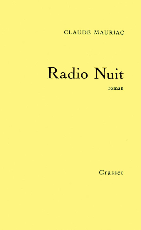 Cover image for book Radio Nuit