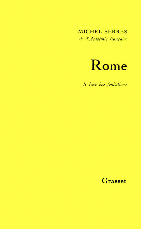 Cover image for book Rome. Le livre des fondations