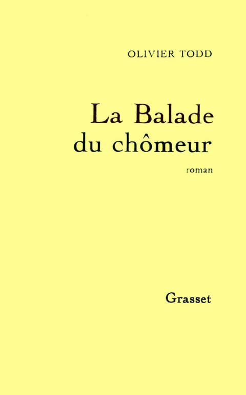 Cover image for book La balade du chômeur