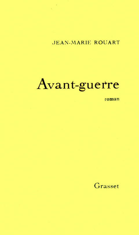 Cover image for book Avant-guerre