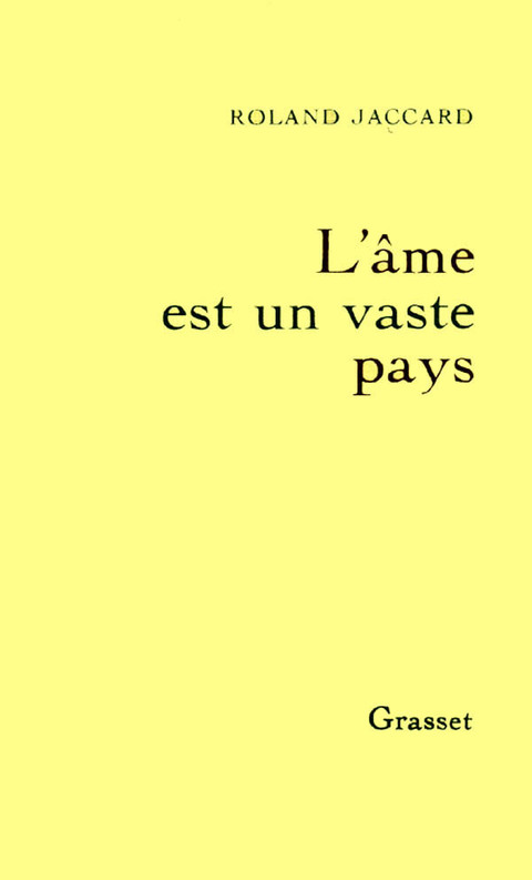Cover image for book L'âme est un vaste pays