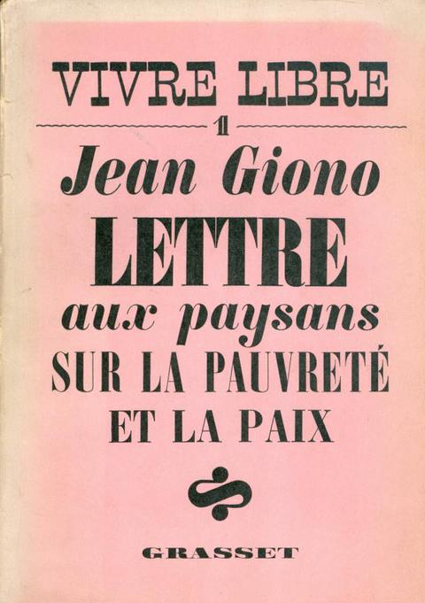 Cover image for book Lettre aux paysans sur la pauvreté et la paix