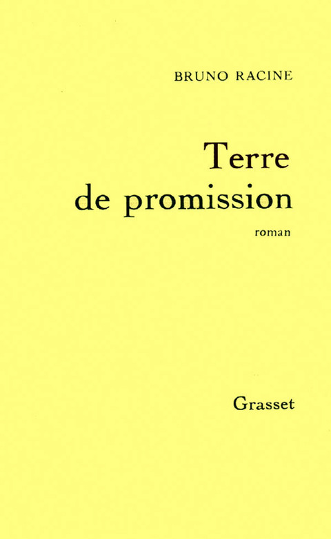Cover image for book Terre de promission