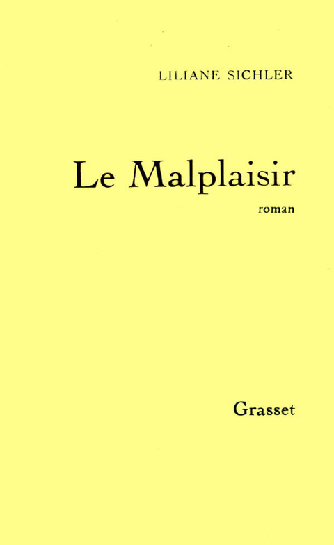 Cover image for book Le malplaisir