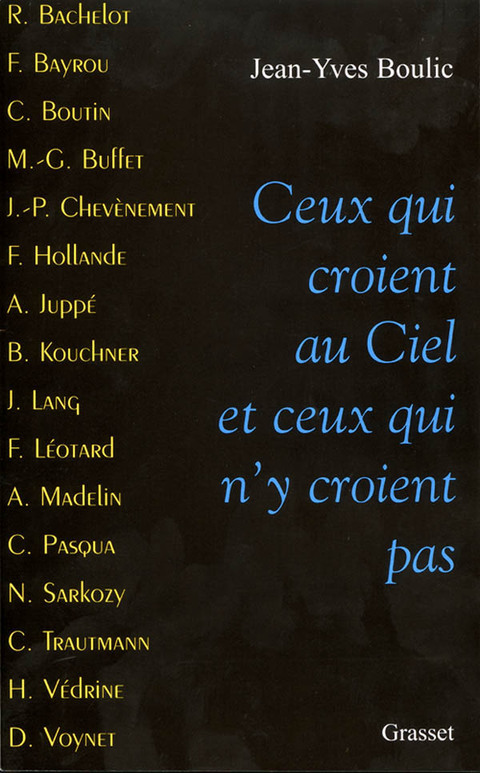 Cover image for book Ceux qui croient au ciel et ceux qui n'y croient pas