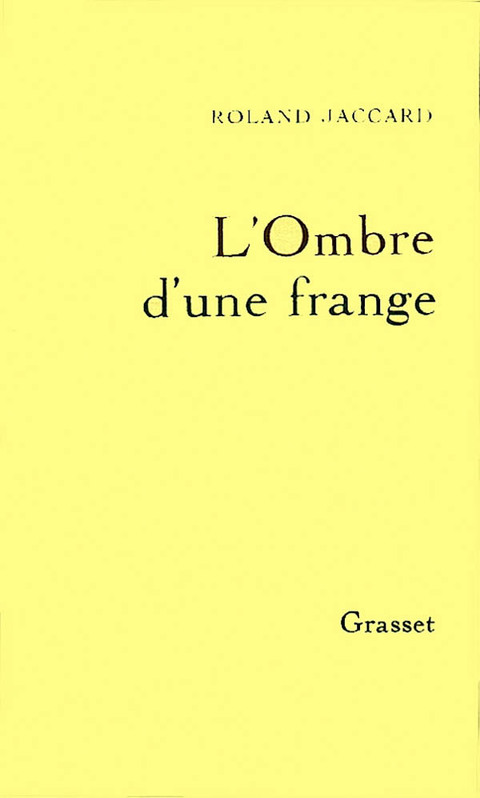 Cover image for book L'ombre d'une frange