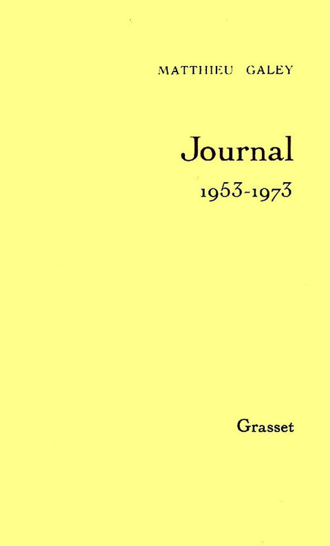 Cover image for book Journal T01 1953-1973