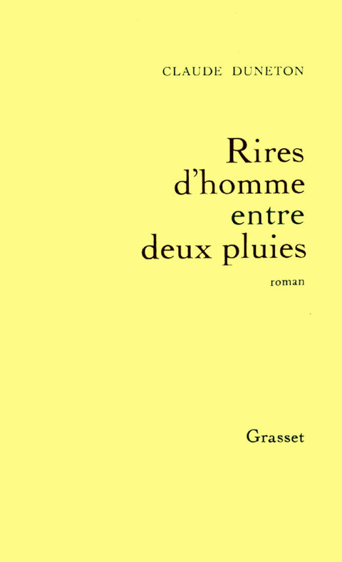 Cover image for book Rires d'homme entre deux pluies