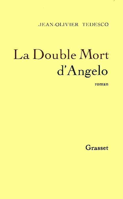 Cover image for book La double mort d'Angelo