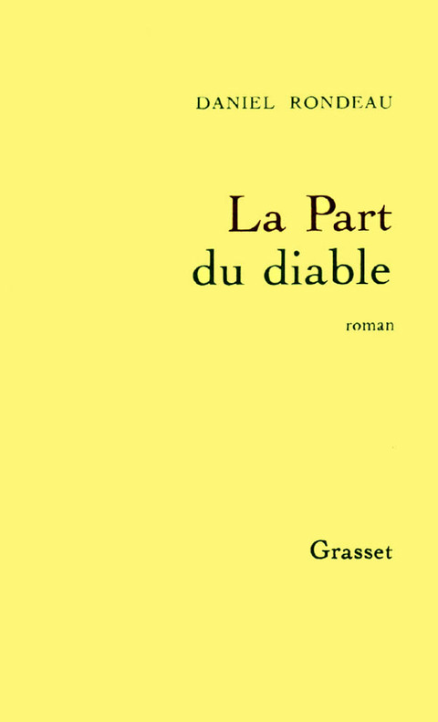 Cover image for book La part du diable