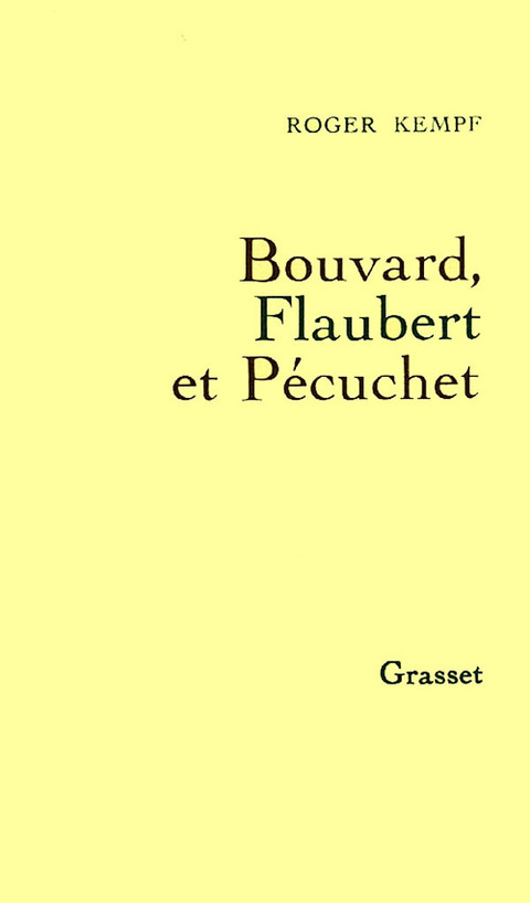 Cover image for book Bouvard, Flaubert et Pécuchet
