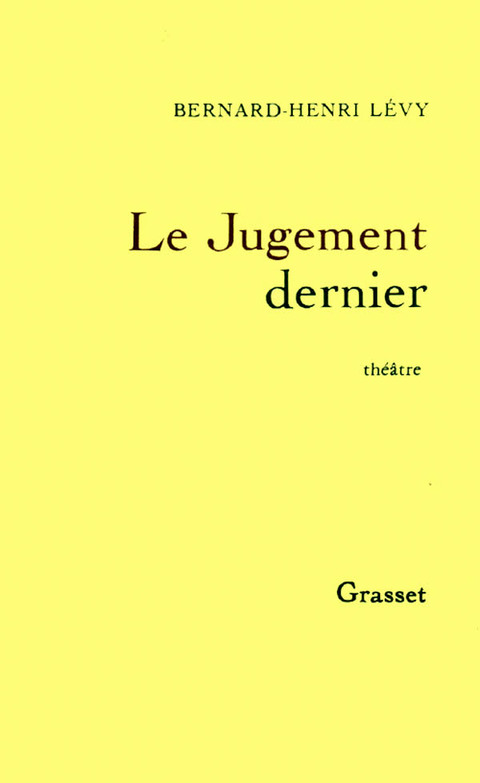 Cover image for book Le jugement dernier
