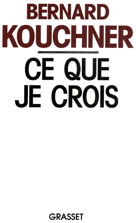 Cover image for book Ce que je crois